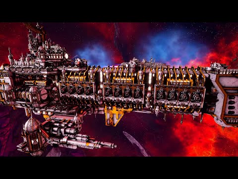Imperial Navy vs Chaos! - 1v1 Multiplayer Gameplay, Battlefleet Gothic Armada 2