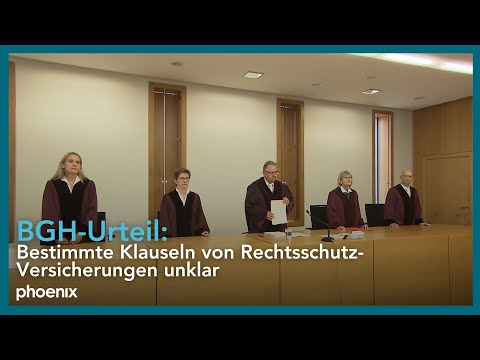 Video Thumbnail: BGH-Urteil: Bestimmte Klauseln von Rechtsschutz-Versicherungen unklar