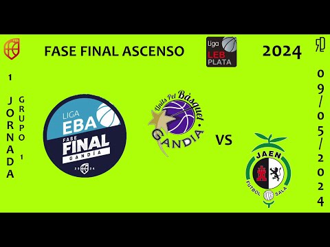 PROINBENI UPB GANDIA - JAEN PARAISO INTERIOR FS #1 1ªJ FFA 2024 FASE ASCENSO LEB PLATA