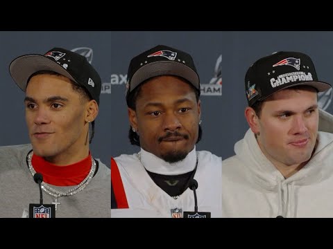 Christian Gonzalez, Stefon Diggs, Hunter Henry & More Address the Media | Patriots Press Conference