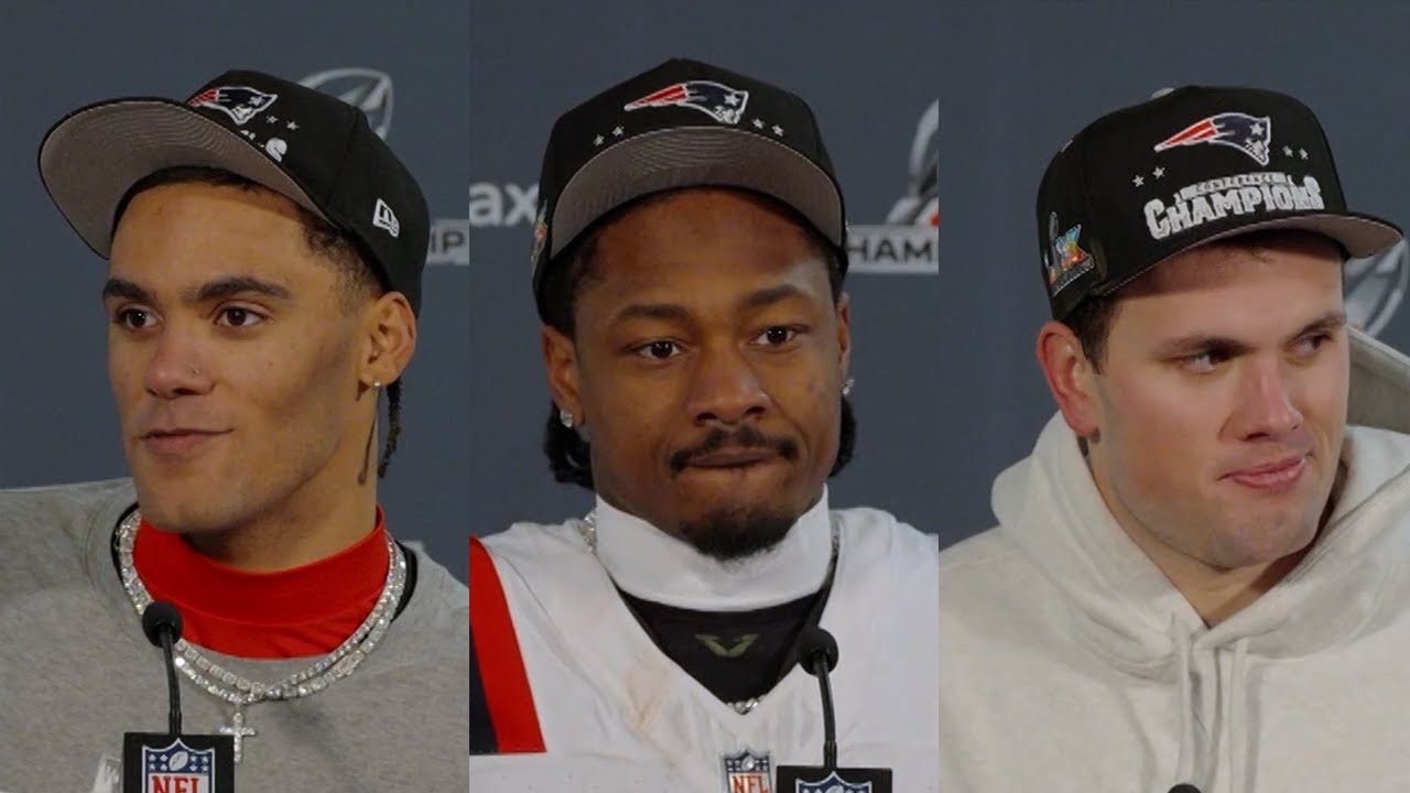 Christian Gonzalez, Stefon Diggs, Hunter Henry & More Address the Media | Patriots Press Conference