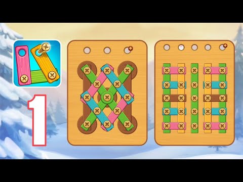 Wood Nuts, Bolts and Screws ~ Gameplay p.1 ~ Level 1-5 - YouTube