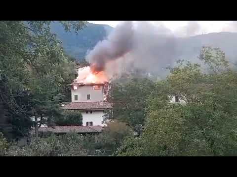 L’incendio della casa a Brenta