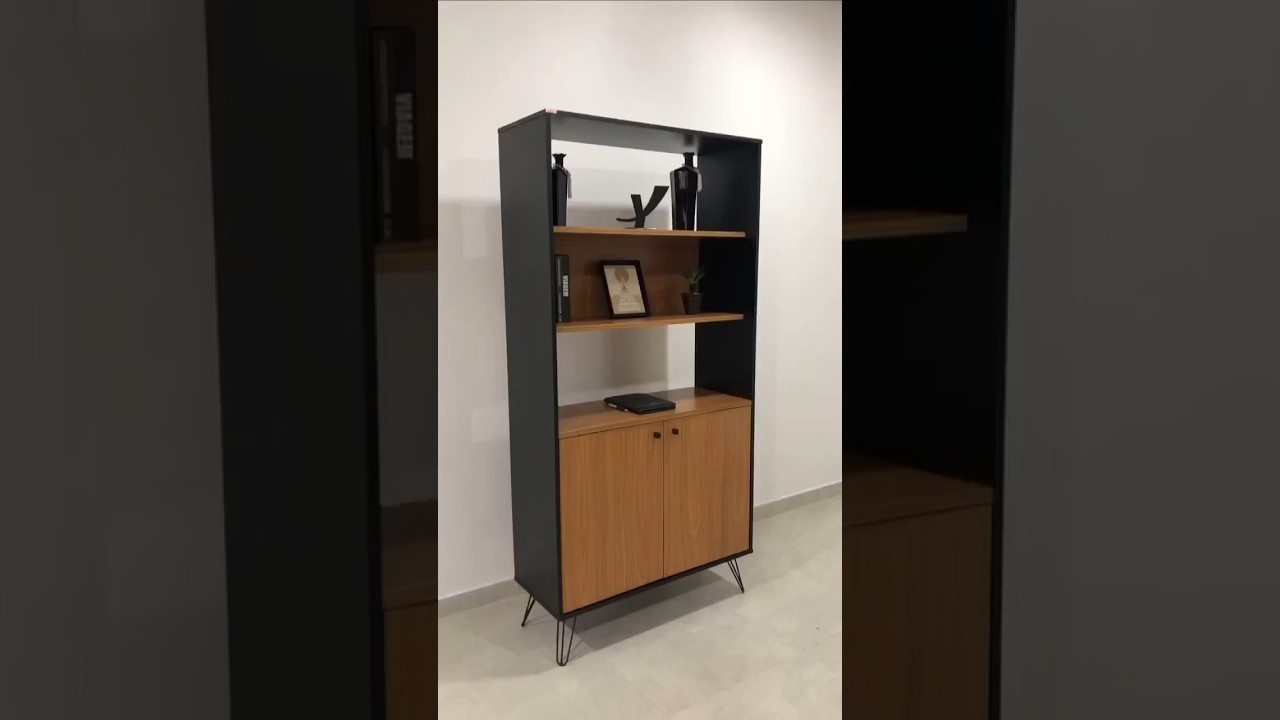 Thumbnail do vídeo - Estante Hit - Carvalho/Branco