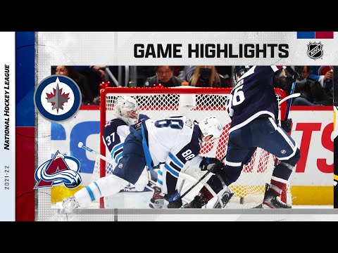 Jets @ Avalanche 1/6/22 | NHL Highlights