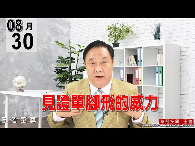 20210830《【見證單腳飛的威力】盤面還是輪動輪漲格局，幾乎所有類股都有表現。》#王曈 #王者至尊