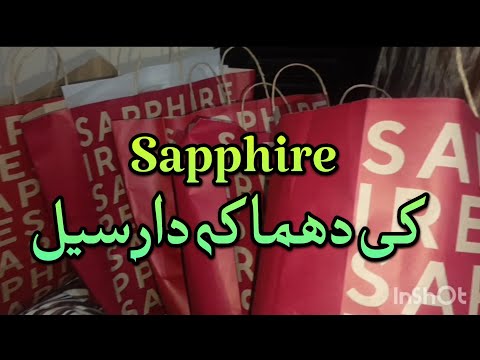 Sapphire shopping haul || sapphire sale dresses || lawn dresses ahopping haul 