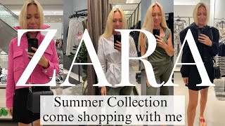 ZARA HAUL TRY ON SUMMER COLLECTION | COME SHOPPING WITH ME TO ZARA