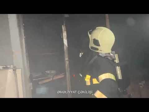 Yasamal rayonu, Məhəmməd Xiyabani küçəsində yerləşən binada baş vermiş yanğın