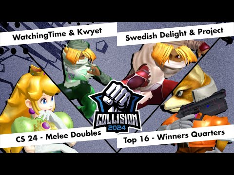 Collision 2024 Melee Doubles - WatchingTime & Kwyet vs Swedish Delight & Project - Top 16 WQFs