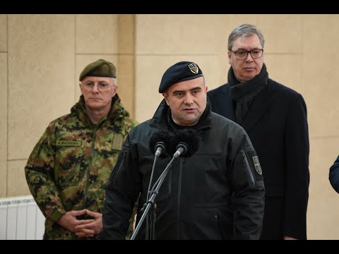 Obraćanje pukovnika Đošića - obilazak Odreda vojne policije specijalne namene “Kobre”