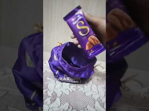 Cadbury Rakhi celebration gift | dairy milk silk | Sahaj Singh #shorts #cadbury #ytshorts