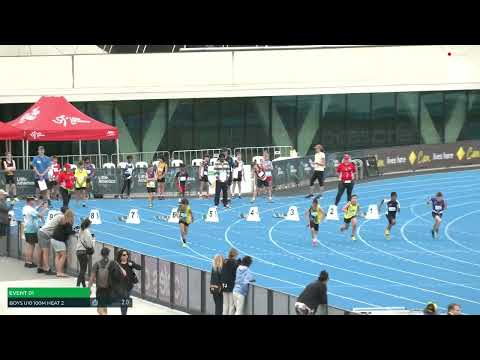 U10 Boys 100m Heat 2: 2022-23 State Combined Events Championships - Saturday