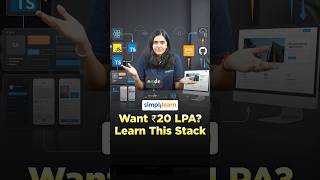 Want ₹20 LPA? Learn This Tech Stack In 2026 | Most In-Demand Developer Stack | #Shorts #Simplilearn
