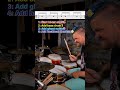 🥁 How to play 'Fool in the Rain' drum groove (breakdown)