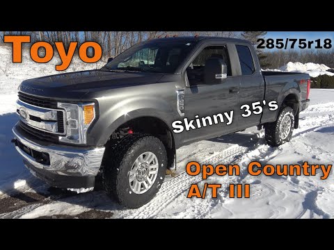 Toyo Open Country A/T III tires for the Ford F-250