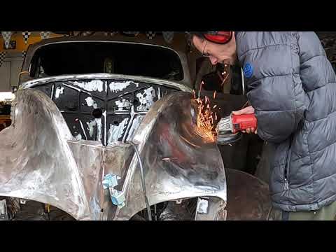 Rust cancer removal DIY - 1938 Lincoln Zephyr Restoration Part 3