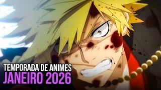 CONTINUAÇÕES DE ANIMES PARA JANEIRO DE 2026! - GUIA DE TEMPORADA
