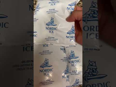 Nordic ice gel ice pack long lasting & reusable freeze to activate