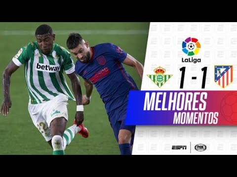 MAIS AMEAÇADO DO QUE NUNCA! Melhores momentos de Real Betis 1 x 1 Atlético de Madrid em LaLiga