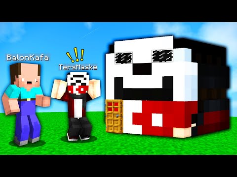 BALON KAFA BANA TERS MASKE EVİ YAPTI ! - BalonCraft #31 - Minecraft