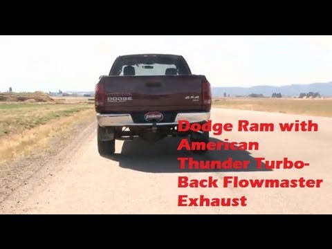 2003 Dodge Ram Truck Cummins 24V Turbo with a Flowmaster Exhaust System