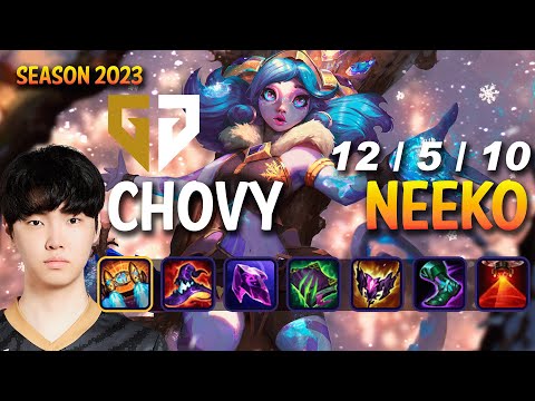 GEN Chovy NEEKO vs CASSIOPEIA Top - Patch 13.15 KR Ranked