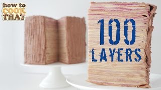 100 LAYERS OF CAKE How To Cook That Ann Reardon 100 layers crepe cake