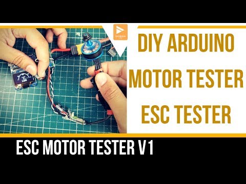 DIY ESC Tester // Motor Tester // #HOWTO #DIY #ARDUINO #PROJECT