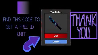 Roblox Jd Knife Code मफत ऑनलइन वडय -