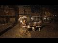 Arthur Morgan in a Brutal Winter Storm – Horse Wagon Ride | Red Dead Redemption 2 Snow Ambience