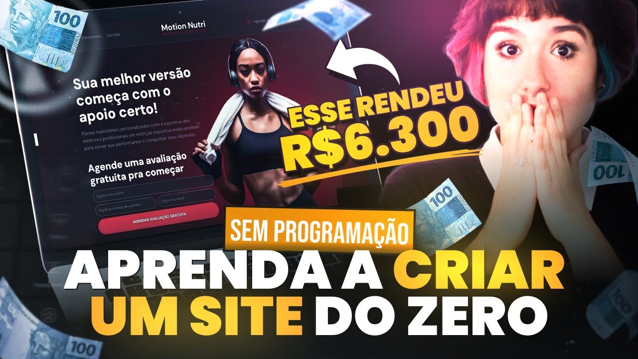 ESSE SITE FOI VENDIDO POR R$6.300! APRENDA A CRIAR SEM PROGRAMAR [Passo a Passo]