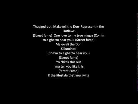Tupac - Street Fame with lyrics