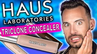 NO BULLSH*T Haus Labs Triclone Concealer Review! | BEST CONCEALER EVER?