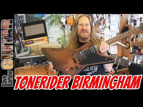 Tonerider Alnico V Birmingham Humbucker Pickup Set Gold image 4