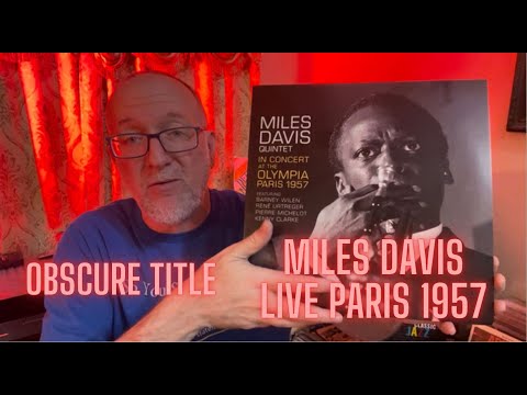 Miles Davis: Live 2LP Set From Olympia, Paris 1957 Obscure Recording- Unique Lineup