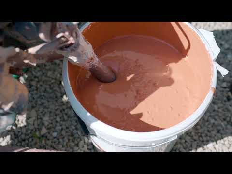 Réalisation d'une toiture colorée par les équipes de PROBAT