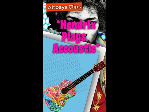 Jimi Hendrix Acoustic (RARE)