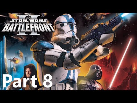 STAR WARS: BATTLEFRONT II (2005) Walkthrough Gameplay No Commentary Part 8 - Operation: Knightfall