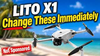 DJI Lito X1 - STOP Using Like This! Change THESE Settings Now !