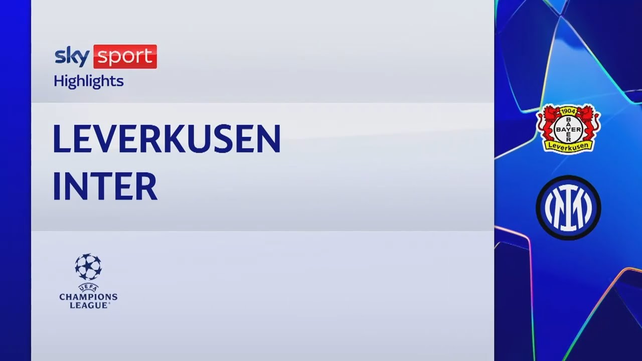 Bayer Leverkusen-Inter 1-0: gol e highlights | Champions League