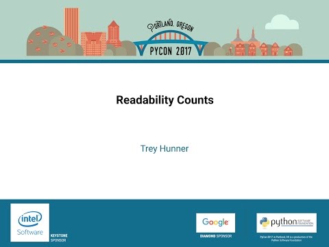 Trey Hunner   Readability Counts   PyCon 2017