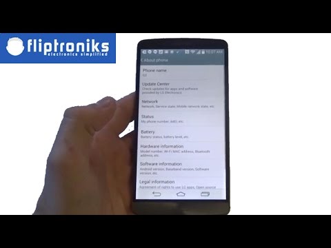 How To Find IMEI Number On The LG G3 - Fliptroniks.com
