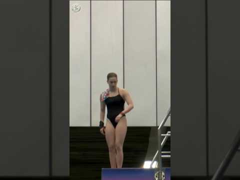 HANNAH NEWBROOK  - WOMEN'S DIVING BRITISH NATIONAL DIVING CUP 10M PLATFORM DIVING ROUND 01  #sports