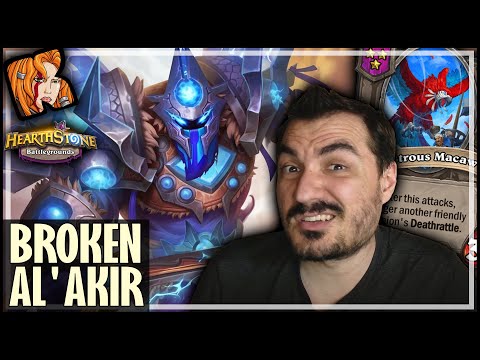 AL'AKIR IS PRETTY BROKEN! - Hearthstone Battlegrounds