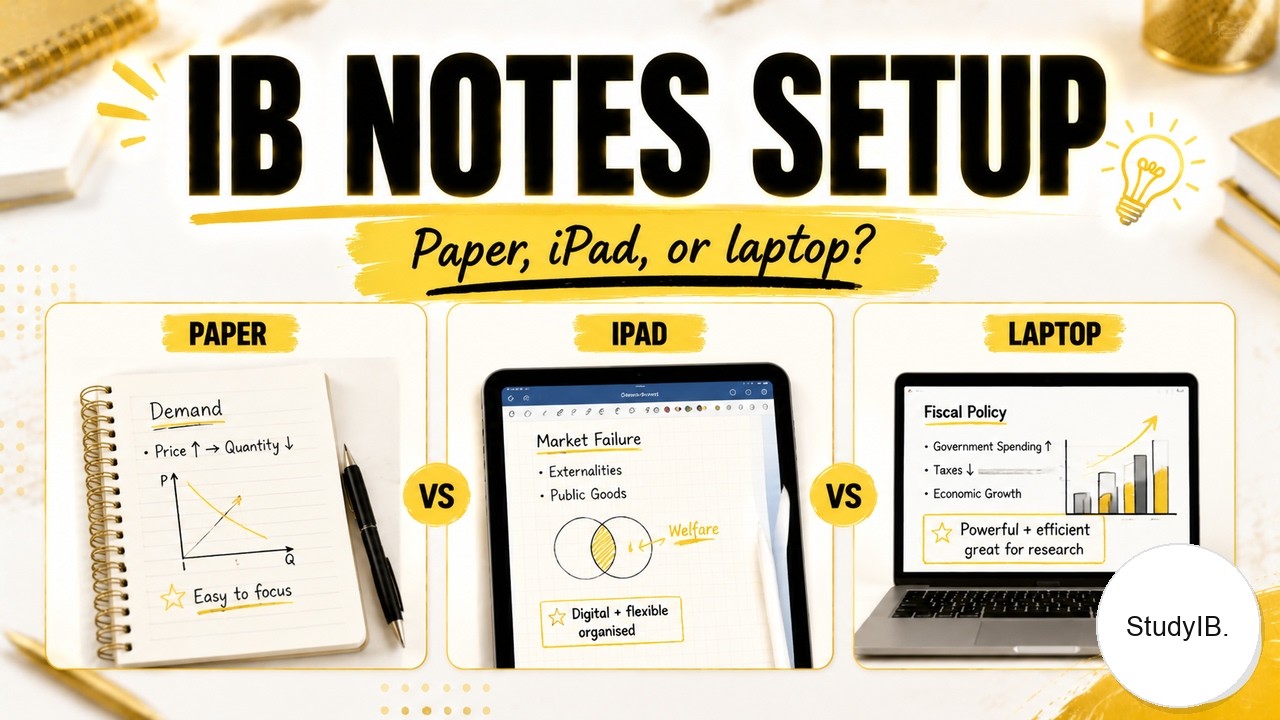 Digital Note-Taking for IB: iPad vs Laptop vs Paper — Which Should You ...
