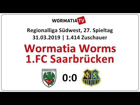Zusammenfassung Wormatia - 1.FC Saarbrücken 0:0 (31.03.2019)