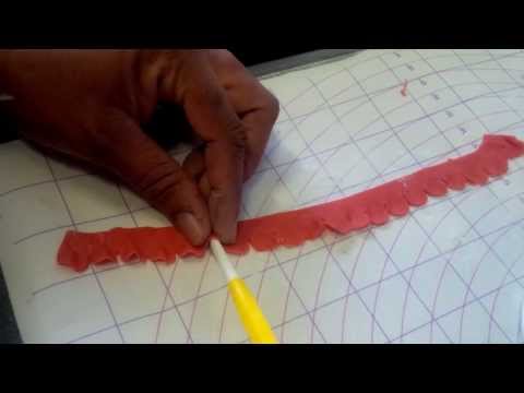 How to make fondant frills (the easy way)