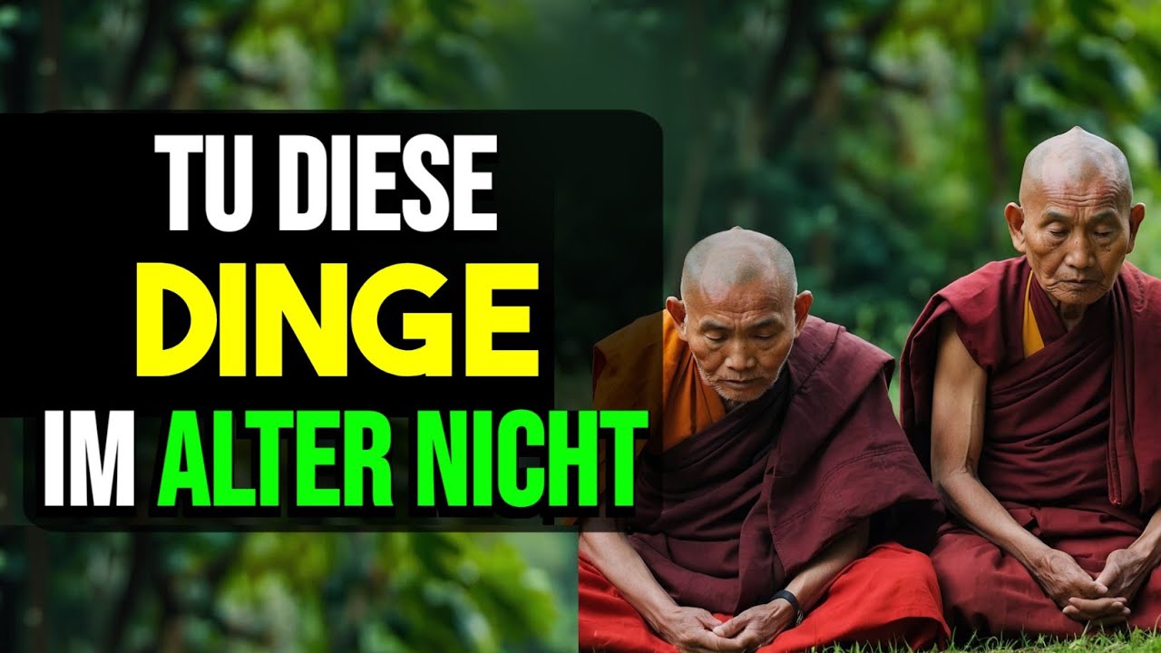 11 Fehler, die du im Alter nicht machen solltest – Weisheit für das Leben! | Buddhismus