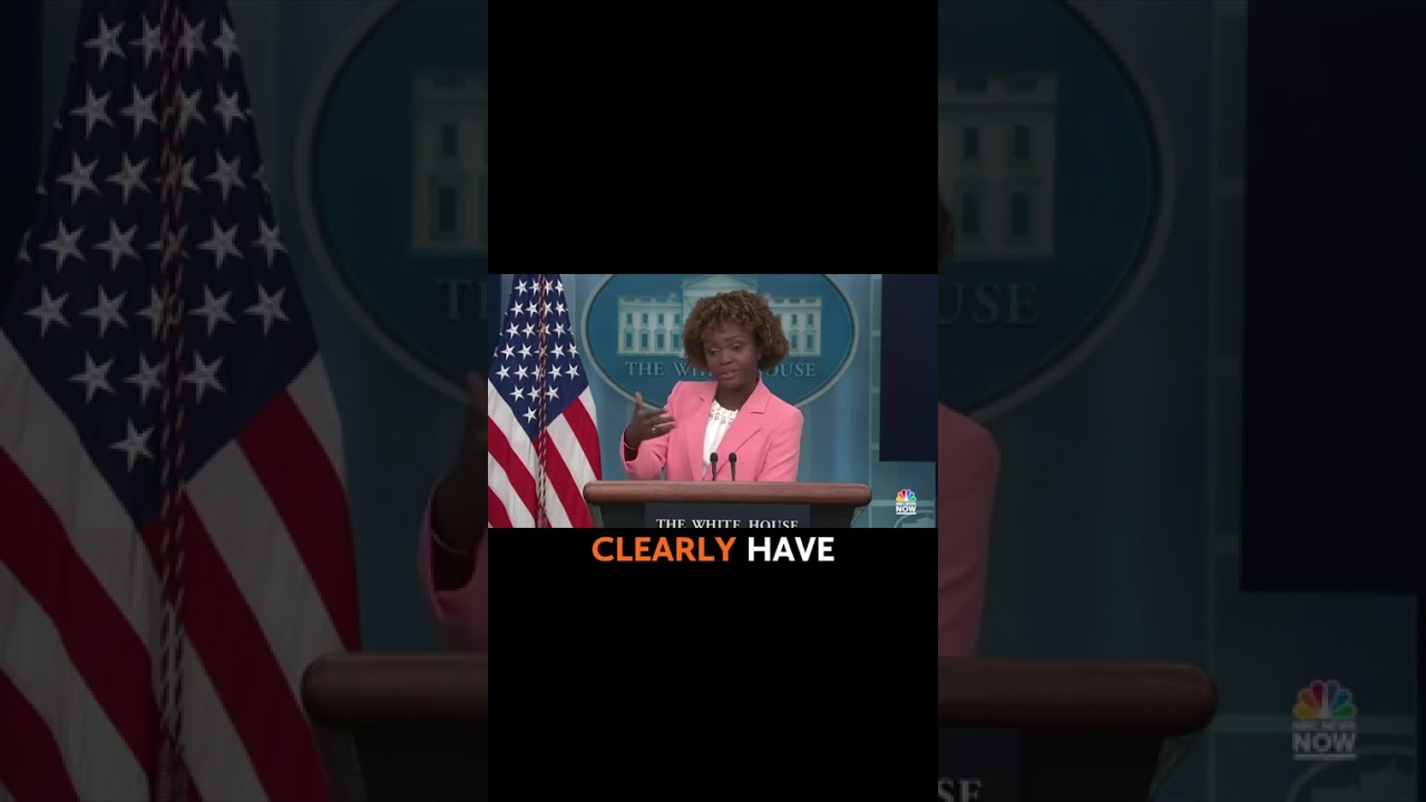 White House Responds Defensively on Jackie Question #substack #shorts